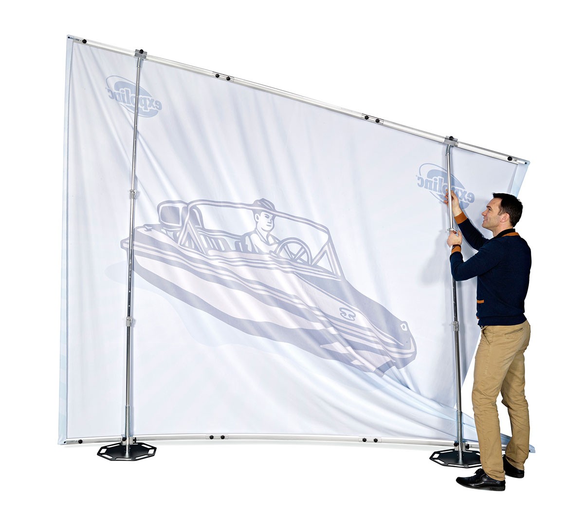 Expolinc Fabric System 8x8 Inner Curve Wall