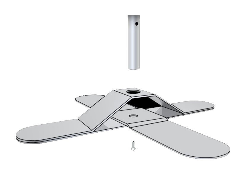 Grand Format Banner Stand 10' Conversion Kit