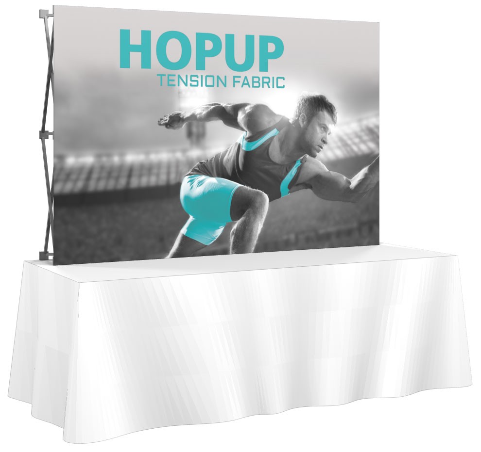 HopUp 3x2 Tension Fabric Table Top Display