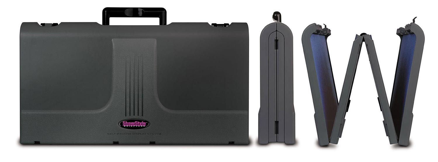 ShowStyle Self-Packing Table Top Briefcase Display