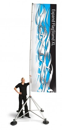 Expand FlagStand XL Outdoor Flag and Banner Pole