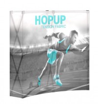 HopUp 2x2 Backlit Graphic with End Caps