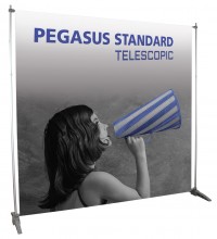 Pegasus Telescopic Portable Banner Stand