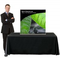 Space Supreme 39 Table Top Retractable Banner Stand