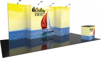 Formulate 10 ft Vertical Curve Wall Tension Fabric Display